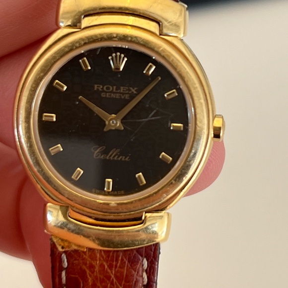 Stunning Rolex Cellini 6621 18K Gold Quartz Wristwatch - Picture 2 of 11